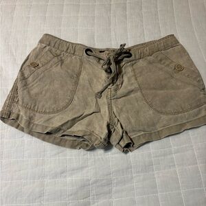 Sanctuary linen tan shorts